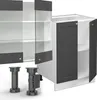 Küchenzeile Vicco Fame-Line Anthrazit-Gold/Weiß 300 cm mit Produktbild-Vorschau 5