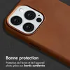 Accezz Vintage Leather Magsafe Backcover voor de Apple Voir les images du produit 4