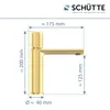 SCHÜTTE umyvadlová baterie NEW YORK, koupelnová baterie s Náhled obrázku produktu 5