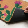 Podlahová rohož Relaxdays, kokosová, motiv kaktus, 60x40 Náhled obrázku produktu 6