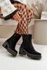 Damen Stiefeletten Mit Absatz Aus Eco Wildleder Gefüttert Produktbild-Vorschau 9