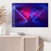 DEQORI Glasbild Echtglas 90x60 cm 'Lichtinstallation' Produktbild-Vorschau 4