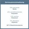 Gawilo  Norwegersocken mit Wolle und gepolsterter Produktbild-Vorschau 4