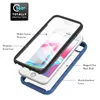 An exploded view of a phone case showing its layers and features. Produktbild-Vorschau