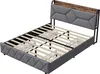 UnboxG Polsterbett 160x200cm, Doppelbett mit USB/Type-C und Produktbild-Vorschau 16