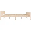 vidaXL Lit en bois massif de pin 180x200 cm Voir les images du produit 6