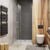 90X185cm Scharniertür Pendeltür Nischentür Duschabtrennung Produktbild-Vorschau 2