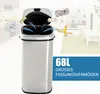 Homcom HOMdotCOM kosz na śmieci z czujnikiem stal Podgląd zdjęcia produktu 4