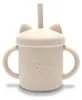 Lorelli Silikonbecher mit Griffen und Strohhalm 150 ml – 9+ Produktbild-Vorschau 1