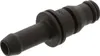 A black plastic hose connector is shown against a white background. Produktbild-Vorschau