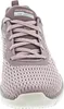 A close-up, front-facing view of a pink Skechers shoe. Anteprima dell’immagine prodotto