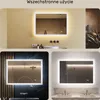 Prostokątne lustro łazienkowe z oświetleniem LED 100x70 cm, Podgląd zdjęcia produktu 2