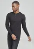 Urban Classics Langarmshirt Herren Basic Henley schwarz M Produktbild-Vorschau 12