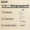 Dalsys Übergangsprofil selbstklebend, zum Stecken und Produktbild-Vorschau 3