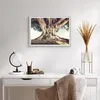 Gerahmtes Poster - Weißer Rahmen - Tiger Wild Baum - 70x50 Produktbild-Vorschau 6