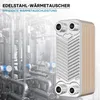 Wymiennik ciepła Wiltec 30 płyt, maks. 66 kW, 4 m³/h 0,54 l Podgląd zdjęcia produktu 2