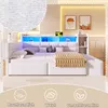 Canapé-lit Fliek 140 x 190 cm avec pouf hydraulique, lit Voir les images du produit 8