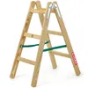 A wooden stepladder against a white background. Produktbild-Vorschau