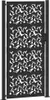 A black metal garden gate with a leaf pattern. Náhled obrázku produktu