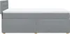 Boxspringbett mit Matratze Hellgrau 90x190 cm Stoff Produktbild-Vorschau 5