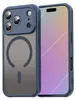 A blue phone case with a magnetic ring is shown next to a smartphone. Produktbild-Vorschau