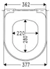 WC-Sitz Tube SoftClose Premium mit Edelstahl-Klappdbel Produktbild-Vorschau 7
