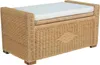 MiaMöbel Truhenbank 90x47x50 cm Landhausstil 100% Baumwolle Produktbild-Vorschau 1