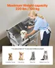 Hundewaschstation aus Edelstahl, 870x488x1025 mm Produktbild-Vorschau 4