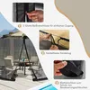 COSTWAY Nastaviteľná moskytiéra pre slnečníky 250-300 cm, Náhľad obrázku produktu 4