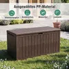 KOMFOTTEU 380 L wetterfeste Auflagenbox, abschließbare Produktbild-Vorschau 6