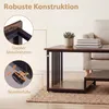 KOMFOTTEU Couchtisch, Wohnzimmertisch mit 3 Ebenen, Produktbild-Vorschau 4