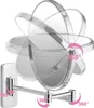 tectake® Kosmetikspiegel rund, doppelseitig Wandmontage Produktbild-Vorschau 7