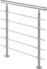 AICA Handlauf 120cm Geländer 5 Querstäbe Treppengeländer Produktbild-Vorschau 1