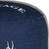 WOMO-DESIGN Sitzpouf Jacksonville Ø 35x43cm, Natur/Blau, Produktbild-Vorschau 3