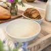 Gärkorb Set 25 cm Rund – Brot Gärkörbchen aus natürlichem Produktbild-Vorschau 8