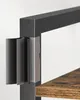 Close-up of a shelf support and a shelf of a wooden bookcase. Produktbild-Vorschau