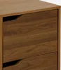 A close-up view of two drawers of a wooden desk. Produktbild-Vorschau
