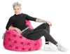 Vrece BeanBag Fluffy Stars XL 70 x 110 cm, ružové Náhľad obrázku produktu 2