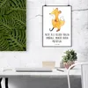 Mr. & Mrs. Panda Bild Fuchs Beinprothese DIN A2 - Weiß - Produktbild-Vorschau 2