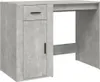 vidaXL Scrivania grigio cemento 100x49x75 cm in legno - Anteprima dell’immagine prodotto 2