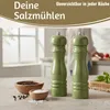 LS-LebenStil 2x Design Holz Salzmühle & Pfeffermühle 2´er Produktbild-Vorschau 10