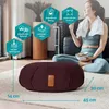#DoYourYoga  Cuscino yoga Ganesh  - imbottito con pula di Anteprima dell’immagine prodotto 4