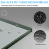 IMPTS Duschkabine 80x80cm Viertelkreis Duschabtrennung Rund Produktbild-Vorschau 4