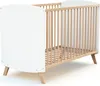 AT4 - Lit bébé en bois 60 x 120 cm SCANDINAVE Blanc et Voir les images du produit 4