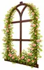 Relaxdays Stallfenster Gusseisen, Vintage Fensterrahmen, Produktbild-Vorschau 1