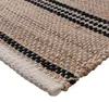 Handwebteppich - 70 x 120 cm - Beige - Weiß - Schwarz - Produktbild-Vorschau 3