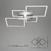 LED Deckenleuchte schwenkbar Dimmbar 48 W silber Produktbild-Vorschau 8