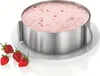 Tortenrand 10,5cm, verstellbar, 16,5-30cm Tortenrand, Stahl Produktbild-Vorschau 2