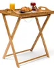 Relaxdays Tabletttisch, Bambus, HxBxT: 63,5 x 55 x 35 cm, Produktbild-Vorschau 1