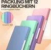 ACROPAQ - 12 x Ringbuch A4 - Ordner schmal, Pastell, Mit 2 Produktbild-Vorschau 2